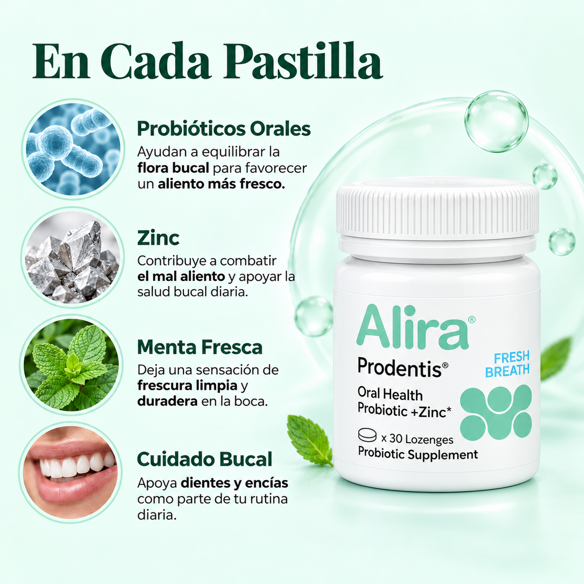 Se Acabó el Mal Aliento Capsulas Anti-Olor | Alira®