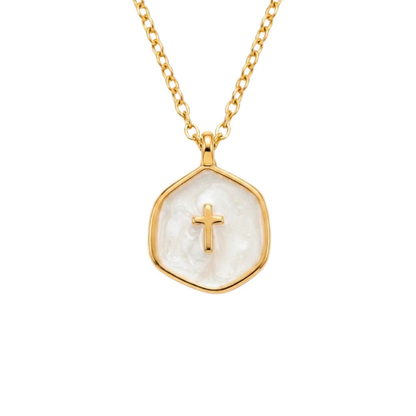 Collar de Cruz Agua Viva