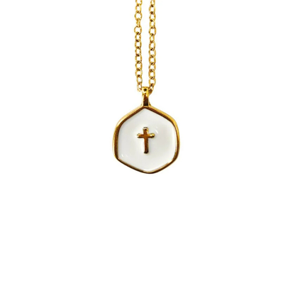 Collar de Cruz Agua Viva