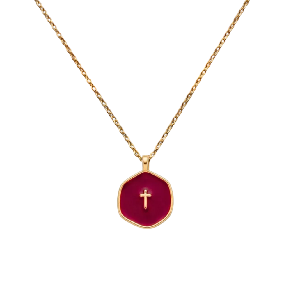 Collar de Cruz Agua Viva