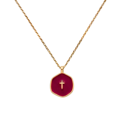Collar de Cruz Agua Viva