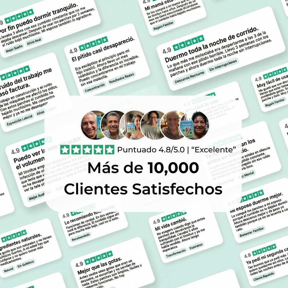 TiniCalm™ | Reduce los zumbidos y pitidos de forma natural en 2 Semanas